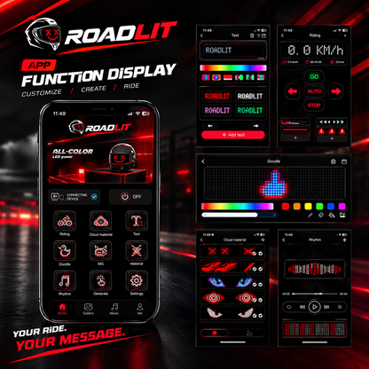 Funny LED Helmet Display